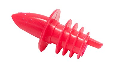 Carlisle OP30400 Free Liquor Pourer/Pour Spouts, Sparkle Red (Pack of 12)