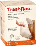 TrashRac Refill Bags 87072 For 5 Gallon Frame - 72 Count