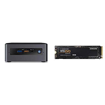 Intel 8th Gen Core i7 NUC with Samsung 970 EVO 500GB - NVMe PCIe 2280 SSD