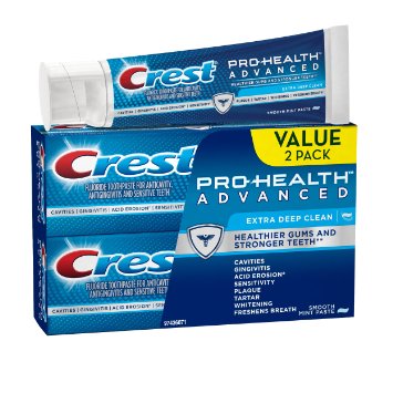 Crest Pro-Health Advanced Extra Deep Clean Toothpaste Twin Pack, 3.5 Ounce