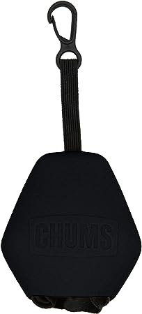 Chums Pouch XL Microfiber Lens Cloth - Portable Lens & Screen Cleaner Cloth Keychain (Black)