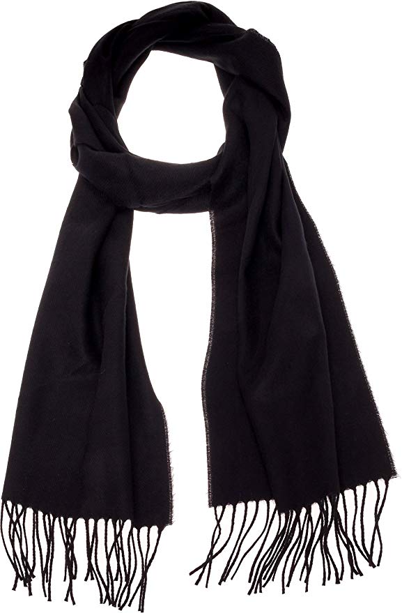 100% Cashmere Wool Scarf - Super Soft 12" x 64.5" Shawl Wrap w/Gift Box for Women and Men