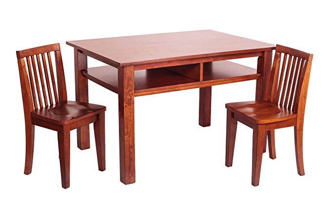 Athena Newton Table and Chair Set, Mahogany