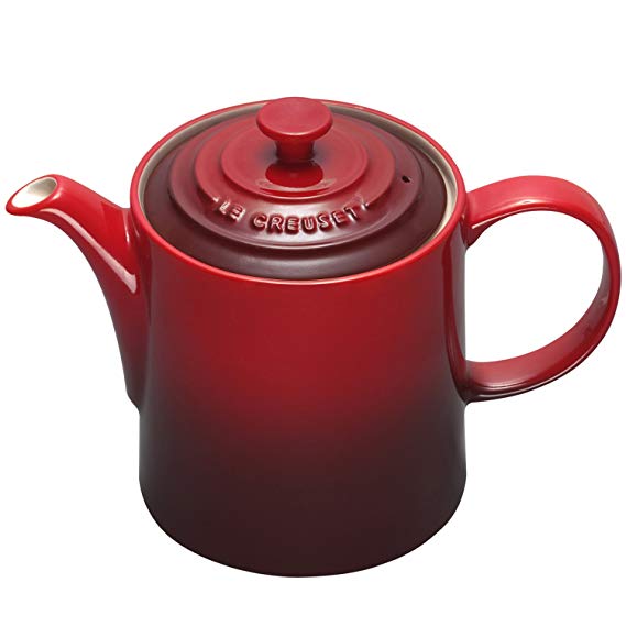 Le Creuset Stoneware Grand Teapot, 1.3 L - Cerise