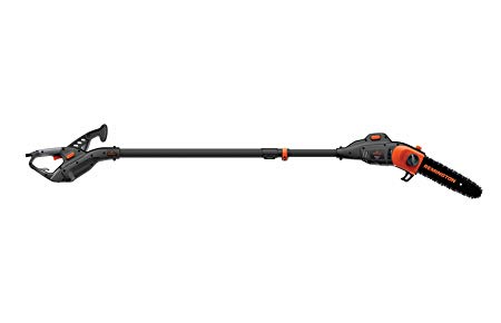 Remington RM8EPS Ranger II 8-Amp Electric 2-in-1 Pole Saw & Chainsaw with Foot Telescoping Shaft and 10-Inch Bar for Tree Trimming and Pruning