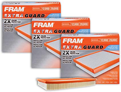 FRAM CA4309 Extra Guard Rigid Panel Air Filter (3 Pack)