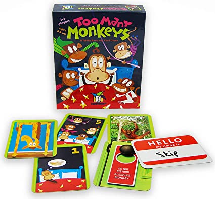 Gamewright 241 Too Many Monkeys Game, multicolour