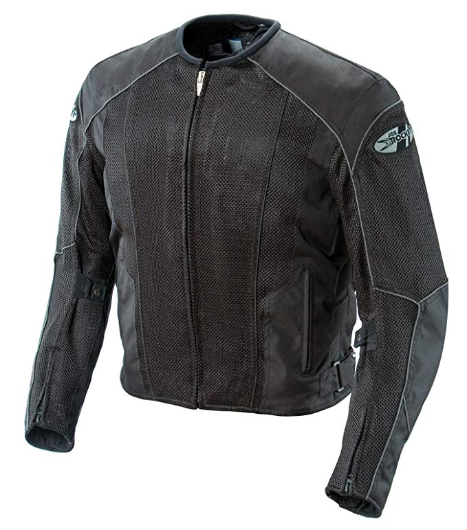 Joe Rocket Phoenix 5.0 Men's Mesh Motorcycle Riding Jacket (Black/Black, Medium Tall)