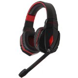 Gaming Headset GranVela G4000 High Performance Stereo Noise Isolation 35mm Plug Headphone Headset with Volume Control Microphone for PC Game Red
