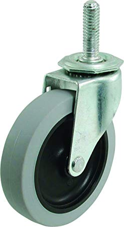 Shepherd Hardware 3265 3-Inch Threaded Stem TPR Caster, 110-lb Load Capacity