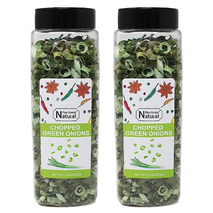 NPG Freeze Dried Chopped Green Onions 4 Ounce, All Natural Non GMO Gluten Free Dry Green Onions