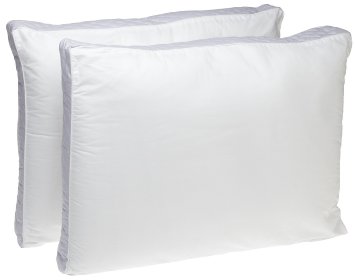 Perfect Fit Extra Firm Density King Size 233 Thread-Count Quilted Sidewall Pillow 2 Pack White