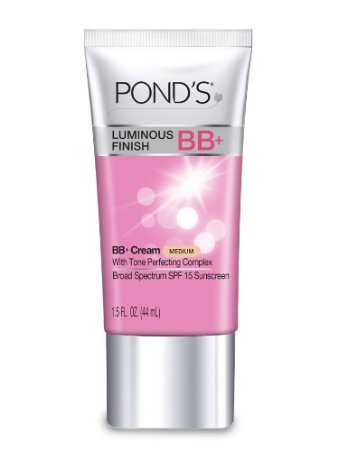 Pond's Luminous Finish BB Plus Cream with SPF 15, Medium Shade, 1.5 Ounce