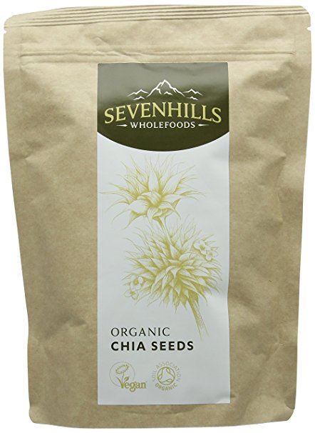 Sevenhills Wholefoods Organic Raw Chia Seeds 500g