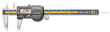 Fowler 54-100-068-1 Stainless Steel Ultra-Cal V Electronic Caliper, 8" Maximum Measurement, 0.0005"/0.01 mm Resolution
