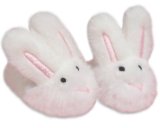 Doll Slippers- White Bunny Slippers Sized for 18 Inch Dolls Like American Girl Doll Accessories by My Dolls Life