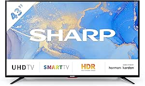 43BJ6E - Téléviseur SHARP 4K ULTRA HD