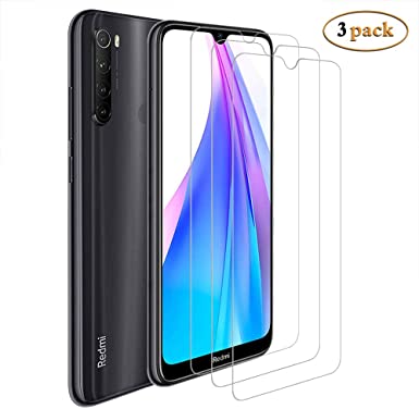 ANEWSIR for Xiaomi Redmi Note 8T Screen Protector with【3 Pack】[Easy to Apply][Ultra-thin][No Bubbles] for Tempered Glass Screen Protector Xiaomi Redmi Note 8T