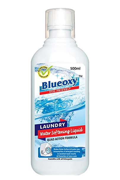 Herbo Pest Water Softening Liquid for Washing Machine/Laundry Detergent (500 ml, White)