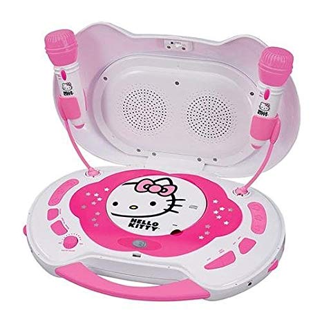 JENKT2003CA - HELLO KITTY KT2003CA Karaoke System with CD Player