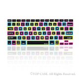TopCase Candy Black Silicone Keyboard Cover Skin for Macbook 13 Unibody  Macbook Pro 13 15 17 with or without Retina Display  New Macbook Air 13  Wireless Keyboard  Topcase Mouse Pad