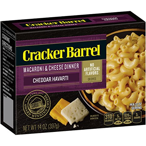 Cracker Barrel Macaroni and Cheese, Sharp Cheddar Havarti, 14 Ounce