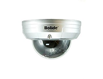 Bolide 1/3" CCD Color 700 TVL 4-9mm Varifocal Dome Camera with auto switching Day / Night 21 Infrared LED. Vandal Proof Camera