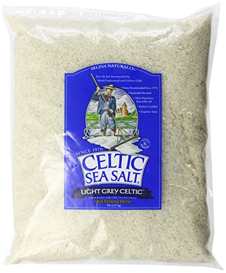 Celtic Sea Salt Bag, Light Grey, 5 Pound