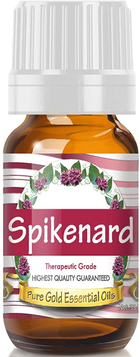 Pure Gold Spikenard Essential Oil, 100% Natural & Undiluted, 10ml