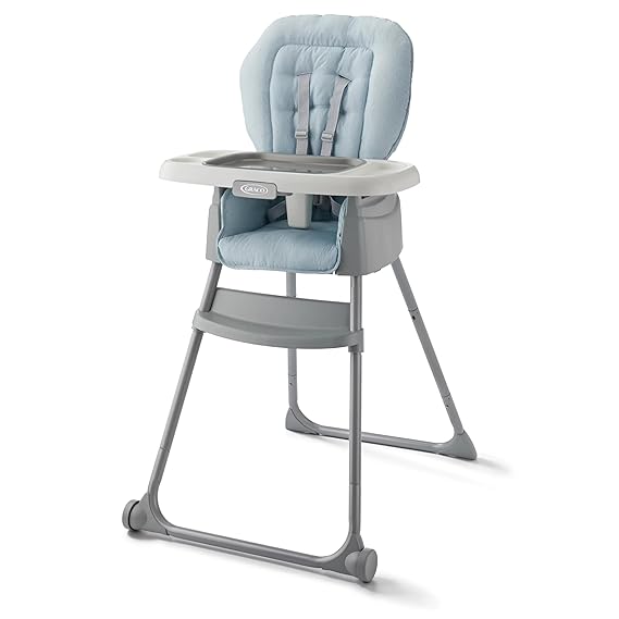 Graco Made2Grow 5-in-1 Highchair — Grows with Your Child — Infant Highchair to Toddler Booster to Big Kid Chair, Hudson