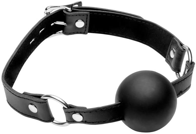 Strict Leather Silicone Ball Gag, 2 Inch, X-Large