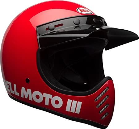 BELL Moto-3 Helmet (Gloss Red - X-Small)