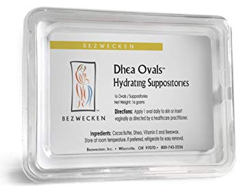 Bezwecken – DHEA Ovals – 16 Oval Suppositories | Same Trusted Formula, New Improved Shape | Professionally Formulated to Alleviate Vaginal Dryness in Menopausal Women | Free of Estrogen & Progesterone