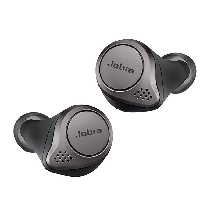 Jabra Elite 75t True Wireless Bluetooth Earbuds, with Charging case, 4th Generation, 28 Hours Battery, Alexa Built in - Titanium Black