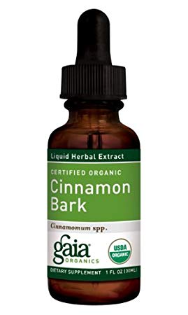GAIA HERBS Organic Cinnamon Bark, 1 FZ
