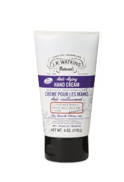 J.R. Watkins Natural Anti-Aging Hand Cream, Grape Seed & Blackberry, 4 Ounce