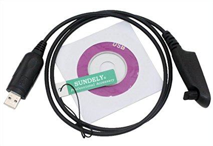 SUNDELY® USB Programming Cable Cord for Motorola Radio GP328 GP338 GP340 GP360 HT750 HT1250 HT1550 Multi-pin