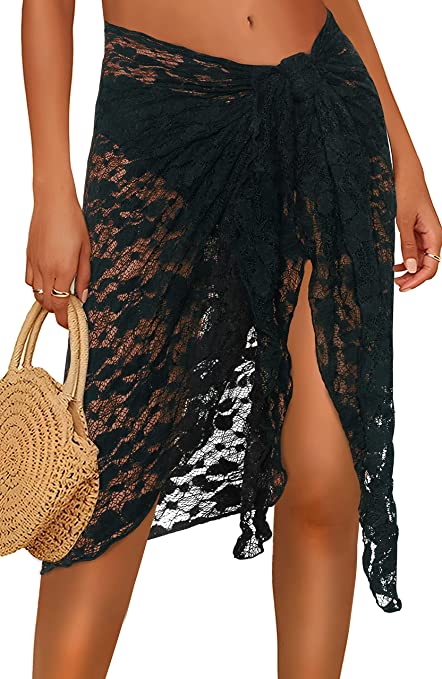 CHICGAL Women Beach Sarong Bating Suit Cover Ups Wrap Skirt Summer Bikini Pareo for Swimwear