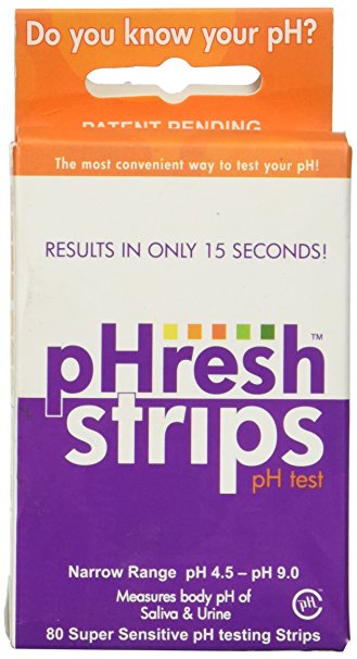 pHresh Products pH Test Strips, 80 Count