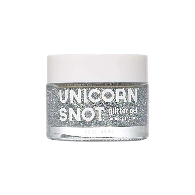 Unicorn Snot Holographic Body Glitter Gel - Vegan & Cruelty Free, Gifts for Girls, Boys, Men, Women | Silver (1.7oz)