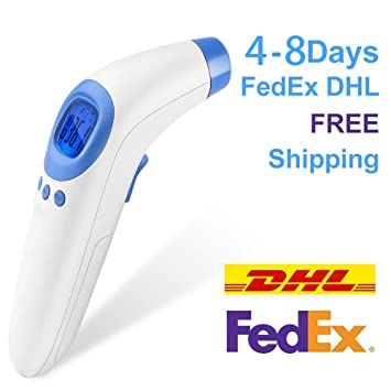 Digital Infrared Thermometer, 2020 New Infrared Forehead Thermometer Gun with LCD Display for Infants/Adults/Kids/Child, Accurate Fast Temperature Gun, immediate Result
