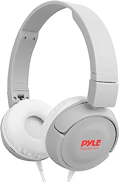 Pyle Lightweight Kids Wired Headphones - Foldable Adjustable Corded On Ear Headset for Children/Boys/Girls - Smartphones/Computer/Tablet/School/Kindle/Airplane Travel