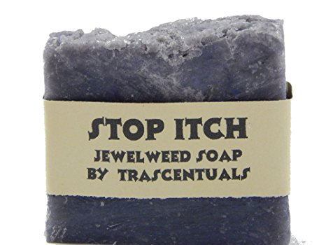 Stop Itch Poison Ivy Soap With Jewelweed Removes Urushiol From Poison Ivy Oak and Sumac Helps With Insect Bites and Stings 2 OZ Bar