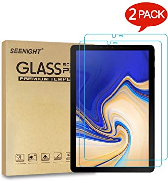 [2 Pack] Samsung Galaxy Tab S4 2018 T835 / T830 Tempered Glass Screen Protector - 9H Hardness Scratch Resistant for Samsung Galaxy Tab S4 SM-T830 Wi-Fi/SM-T835 4G LTE 10.5-inch