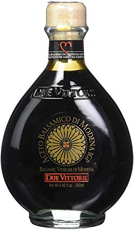 Due Vittorie Oro Gold Balsamic Vinegar of Modena without Pourer - 250ml (2 pack)