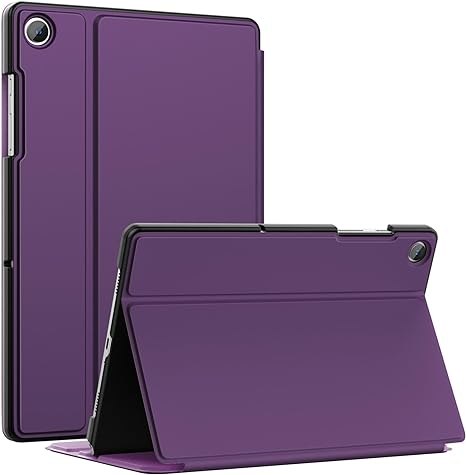 MoKo Case for Samsung Galaxy Tab A9 Plus 11-Inch 2023, Multi-Angle Viewing Slim Hard Back Shell Protective Cover Case with Auto Wake/Sleep for Galaxy Tab A9  Tablet SM-X210/SM-X216/SM-X218, Purple