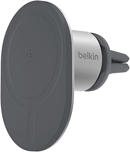 Belkin MagSafe Compatible Car Phone Magnetic Mount, Air Vent Phone Holder for iPhone 12, 12 Pro, 12 Pro Max, 12 Mini WIC003BTGR