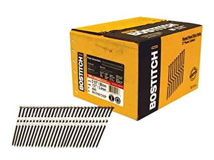 BOSTITCH RH-S16D131EP Round Head 3-1/2-Inch-by-1/8-Inch-by-21-Degree Plastic Collated Framing Nail, 4,000 per Box