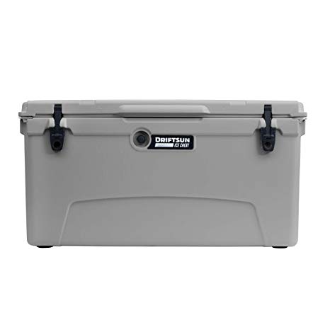Driftsun 110 Quart Ice Chest/Heavy Duty Cooler/High Performance Commercial Grade Insulation (Grey)