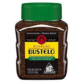 Bustelo Instant Freeze Dried Decaffeinated Coffee 3.5 oz